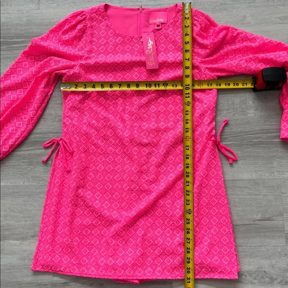 Lilly Pulitzer Aisha Romper Dress Pink NWT Womens 6 Resort Summer Beach Vacation - Picture 6 of 16